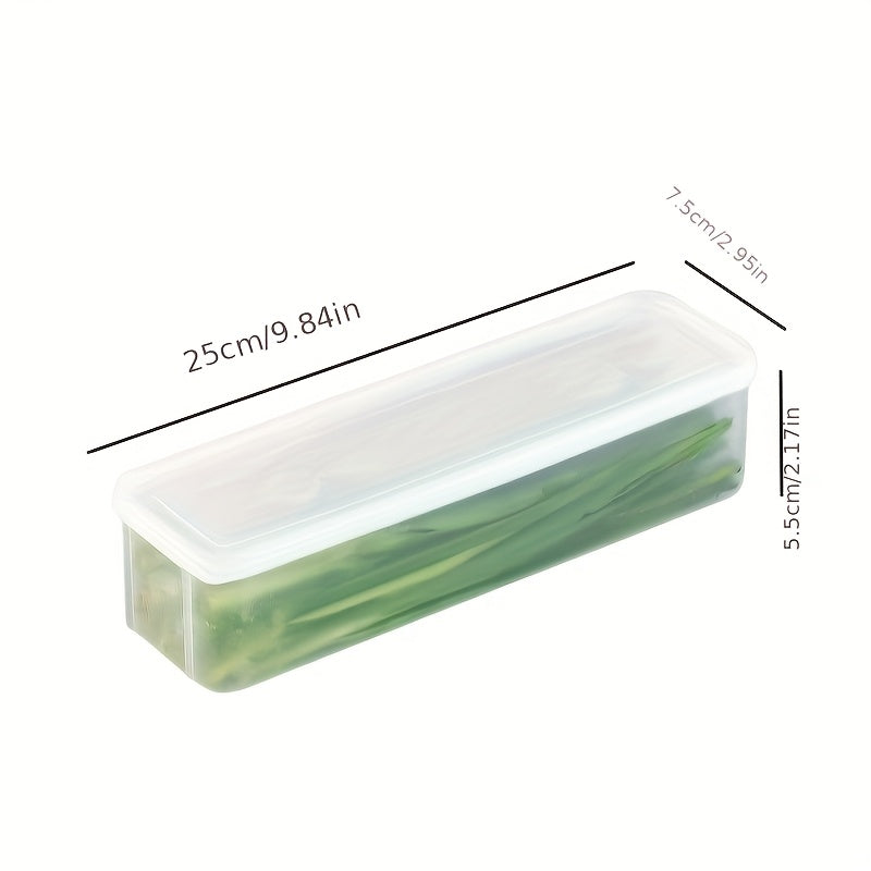 3/2 Pack Transparent Stackable Food Storage Containers for Refrigerator Plastic