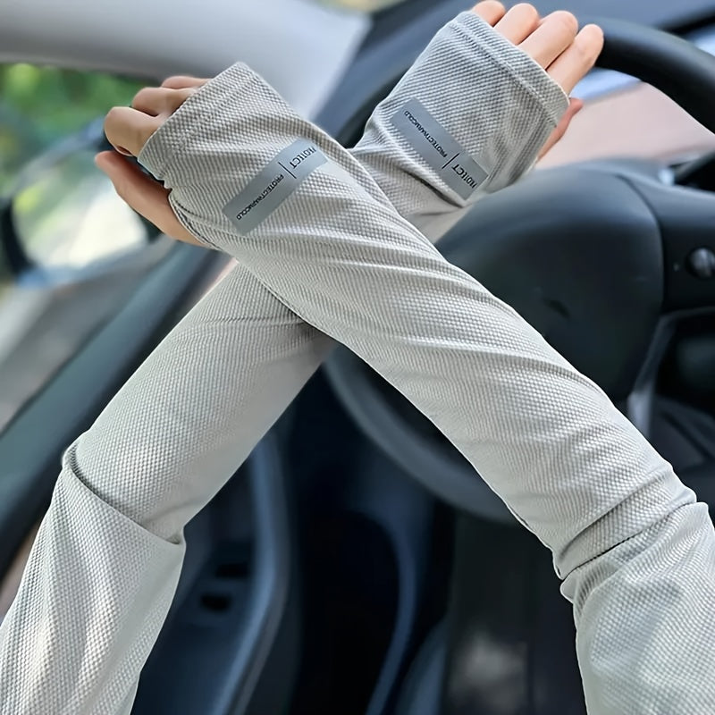 Erkaklar uchun Katta Hajmli Muzli Qo'llar UV Himoyasi yozgi ochiq havoda faoliyat uchun to'rtlik to'plam