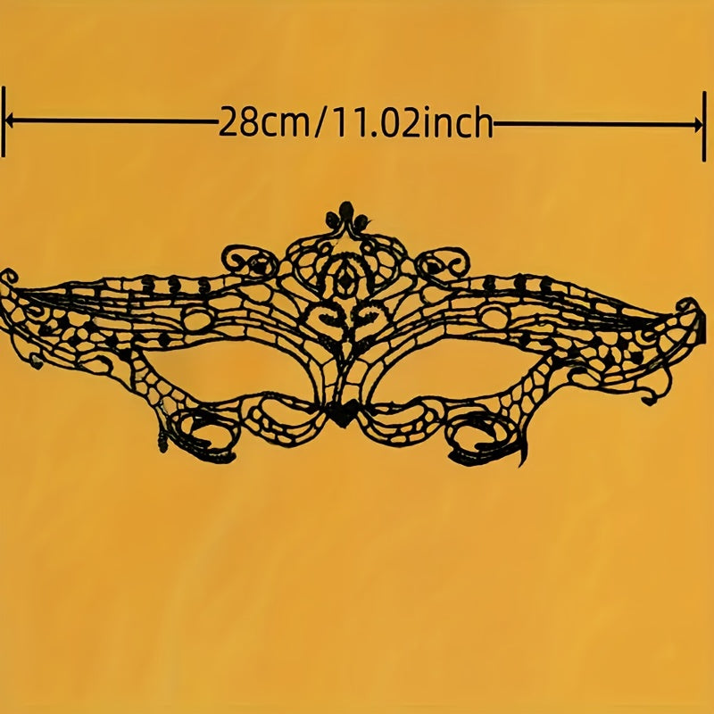 Semi-Sheer Floral Lace Blindfold for Women's Lingerie and Underwear