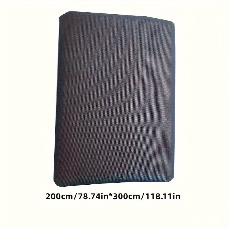 Heavy-Duty Black PP Nonwoven Landscape Fabric Weed Barrier Roll for Garden and Flower Beds