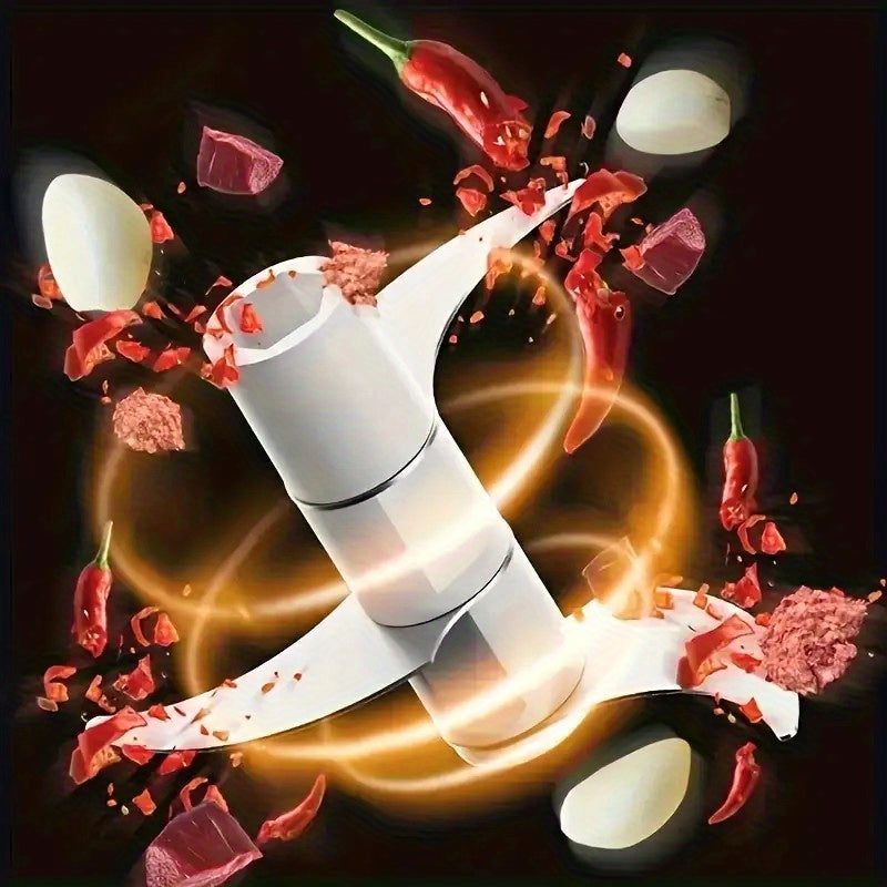 Aplastador eléctrico de ajo mini, triturador, alimentado por batería, herramienta de cocina recargable