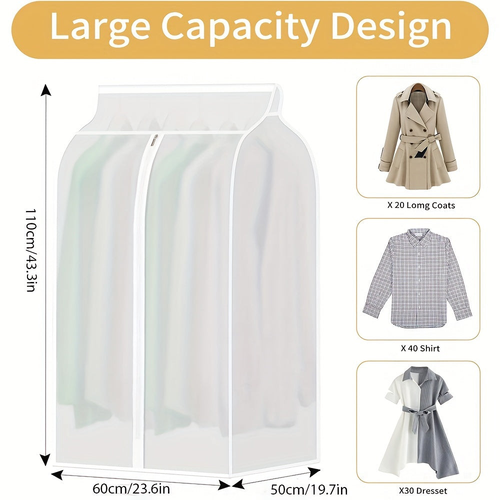 Kiyimlar saqlash uchun mustahkam zippersi va qalinlashtirilgan material bilan kiyim sumkasi