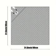 Kids Bath Towels Set 2 Soft Absorbent Cartoon Design for Boys Girls Gray White Pink Blue