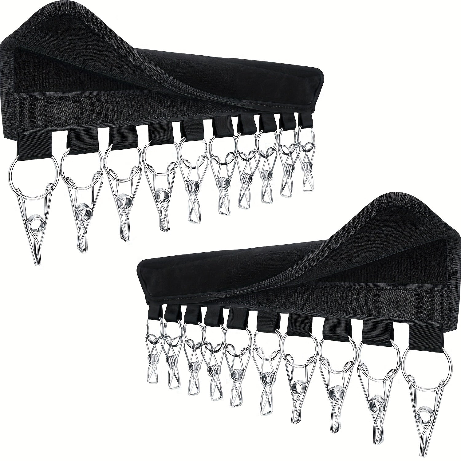 Вешалка-органайзер для шляп для шкафа, 1 упаковка зажимов для хранения бейсбольных кепок