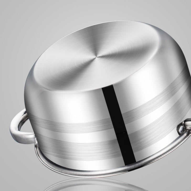 Juego de utensilios de cocina de acero inoxidable de 8 piezas con gran capacidad y diseño fácil de limpiar