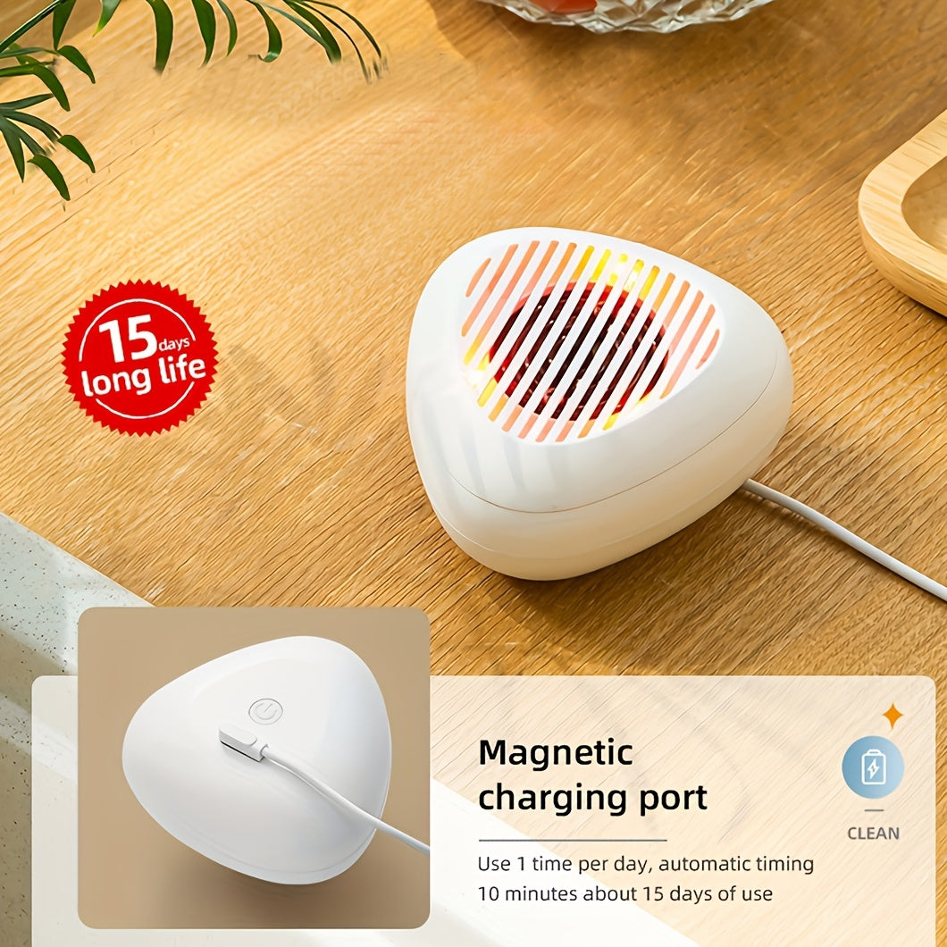 USB bilan qayta to'ldiriladigan portativ simsiz oziq-ovqat tozalash qurilmasi, meva va sabzavotlarni tozalash, pestitsid qoldiqlarini olib tashlash va sterilizatsiya qilish uchun. Magnit bilan quvvatlantirish va taymer funksiyasiga ega.