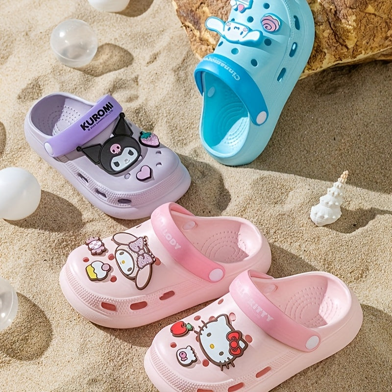 Kids' Summer Non-Slip Hole Sandals for Boys and Girls EVA Cartoon Design
