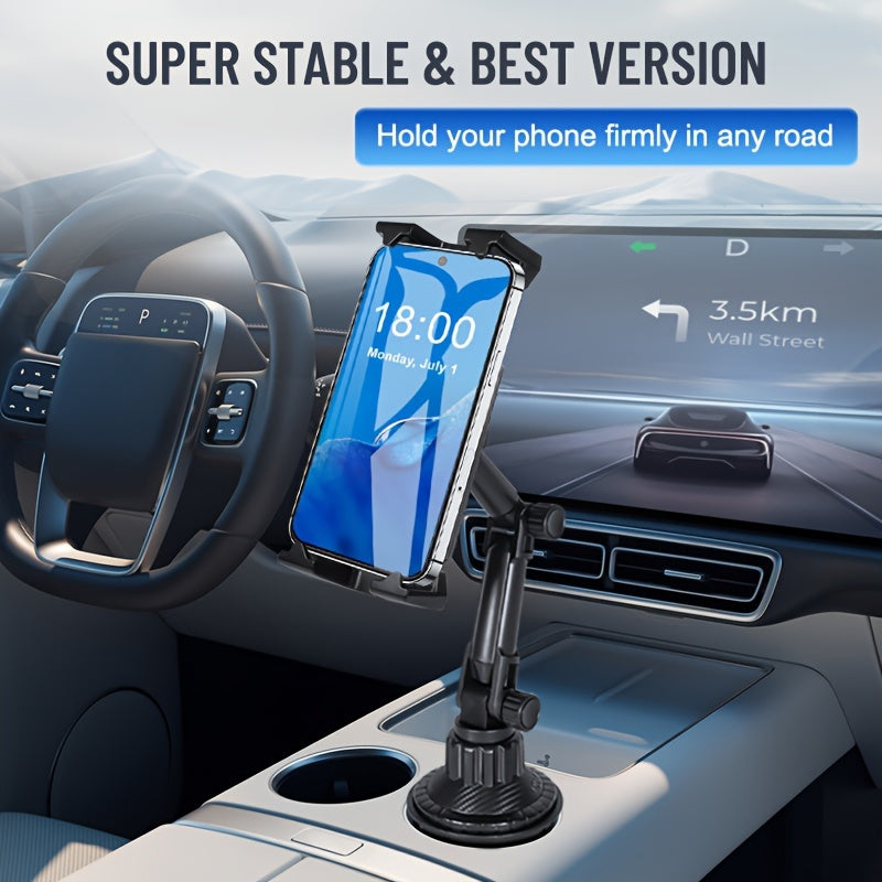 Avtomobil planshet va telefon uchun moslashuvchan tutqich, ko'pgina 10-36 sm qurilmalar uchun
