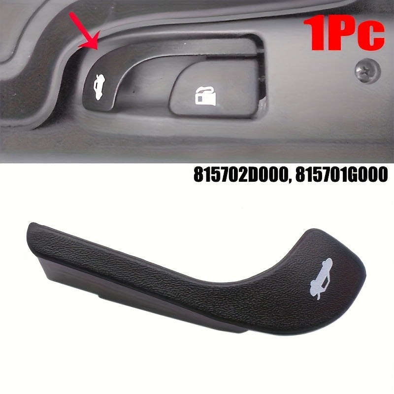 Black Plastic Trunk Lid Handle Replacement for Car | Durable, Easy Install