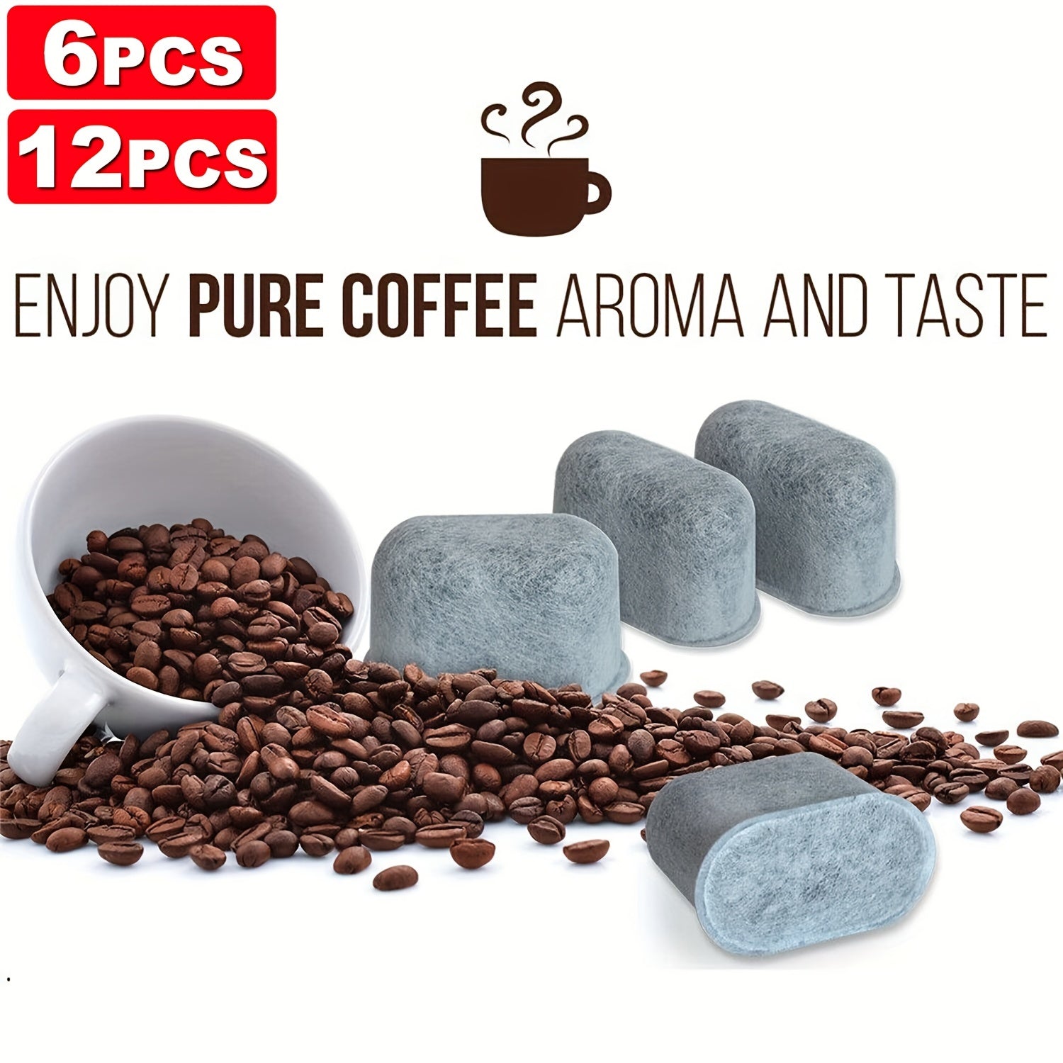 Water Filter Compatible with Coffee Machines, Replacement, Easy to Install