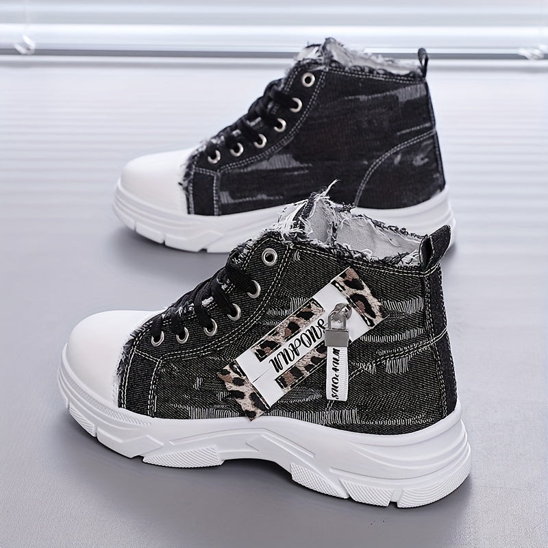 Women's Sneakers Flat Shoes Casual Walking Shoes Black Comfortable