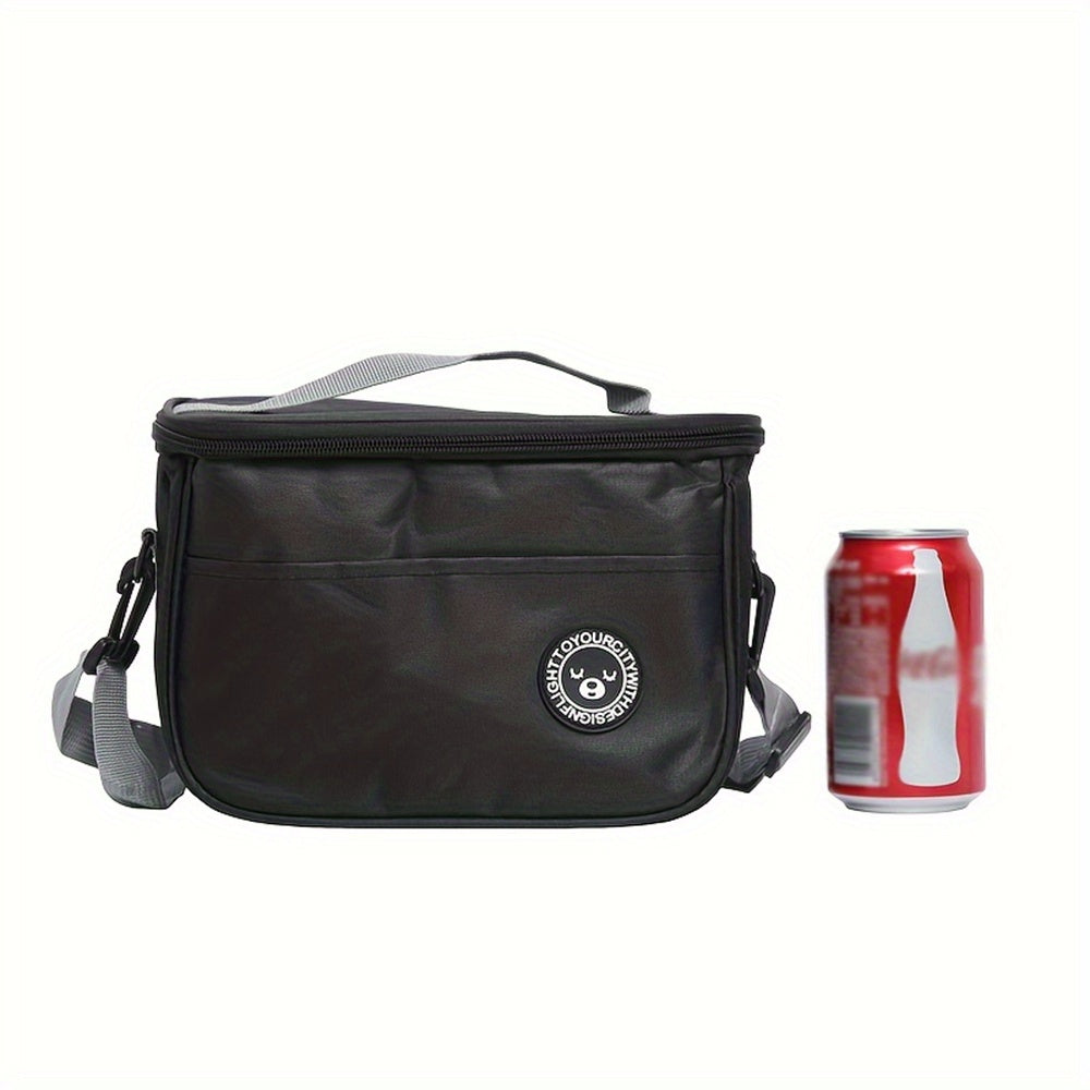 Insulated Lunch Bag with Bear Pattern Waterproof Durable for School Work