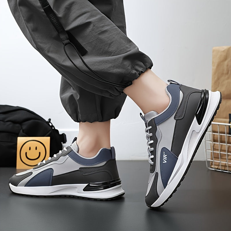 Men's Breathable Running Shoes Casual Sports Non-Slip Odor-Resistant Low Top Sneakers