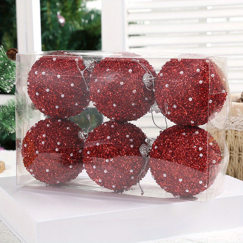 Christmas Balls Set for Holiday Decorations and Gifts, Cross-Border Party Venue Decor