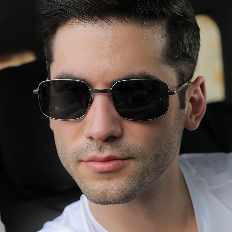 Unisex Polarized Folding Metal Frame Sunglasses for Outdoor Sports and Travel