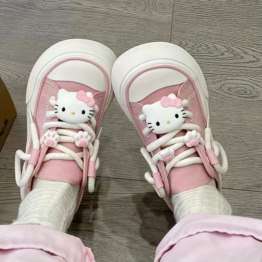 2PCS Girl Shoe Lace Buckles Cute Cartoon Animal Print Sneaker Decor