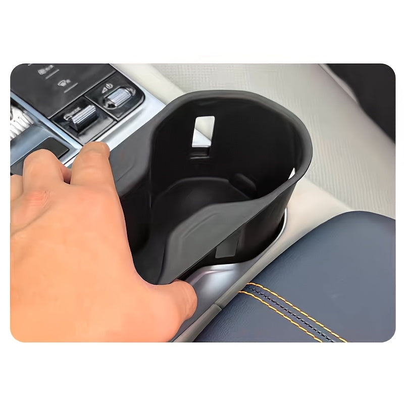 Center Console Cup Holder Protector Soft Durable Material Spillproof Easy InstallCar Interior Accessory