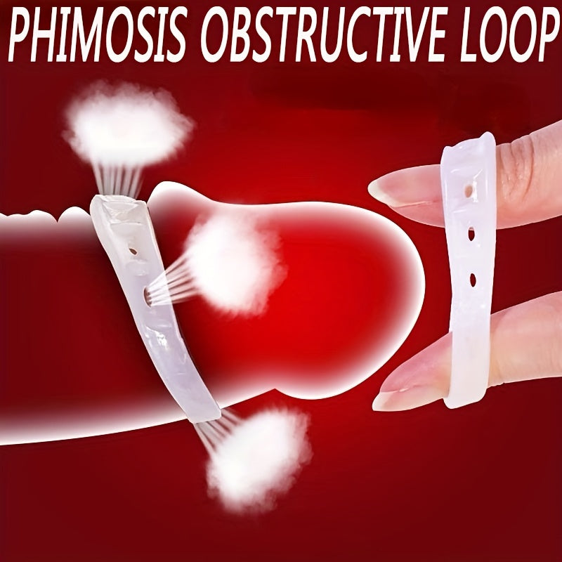 Men Soft Penis Rings 2Pcs Set, Kengaytirish va Qoniqish uchun Cock Rings