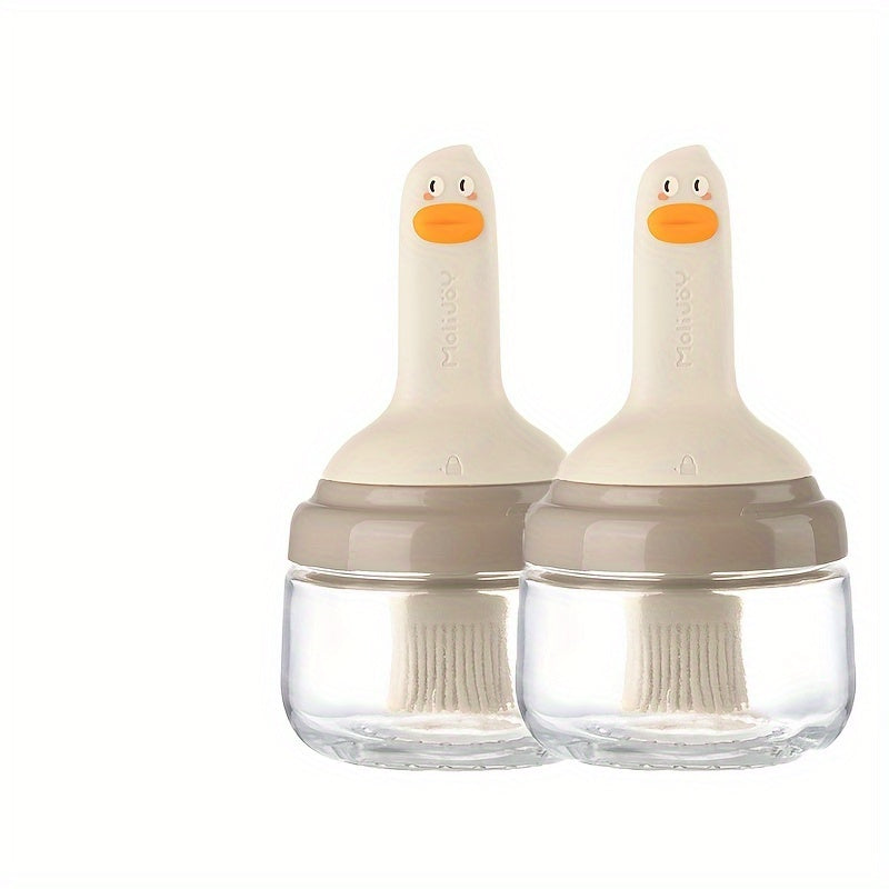 Second Generation Oil Dispenser Bottle 190ml Leak-Proof Glass and Silicone for Sauces and Barbecue