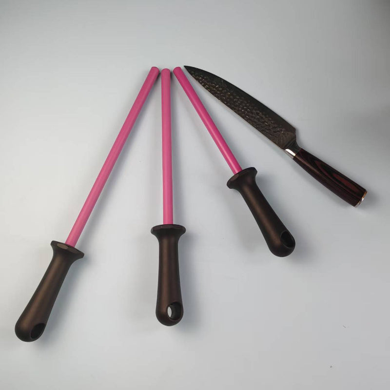 Керамический точильный стержень 20.32/25.4/30.48 см для заточки ножей, прочный, нескользящий