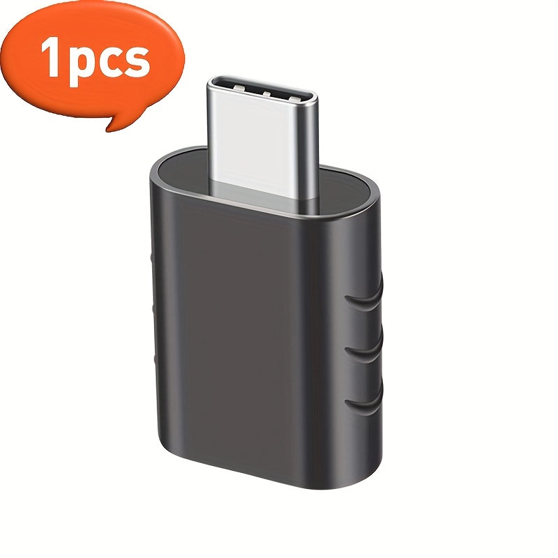 Adaptador convertidor de USB-C a USB 3.2 de alta velocidad, transferencia de datos de 10G para MacBook, iPhone, smartphones, portátiles