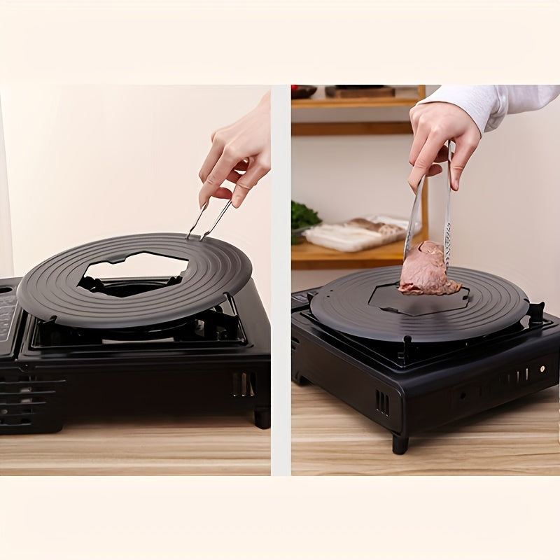 O'zgaruvchan olov bilan ajraladigan portativ qumushli gaz pechining issiqlik tarqatuvchisi