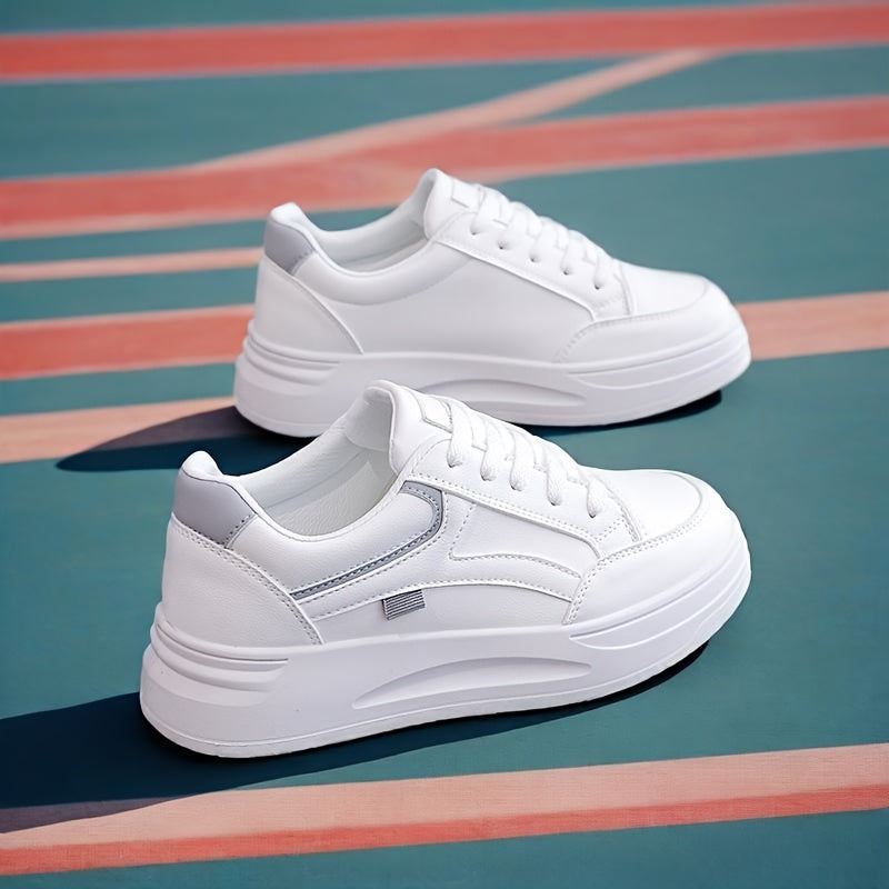 Women's Breathable Low-Top Sneakers Casual Running Gym Skateboarding Durable PVC EVA