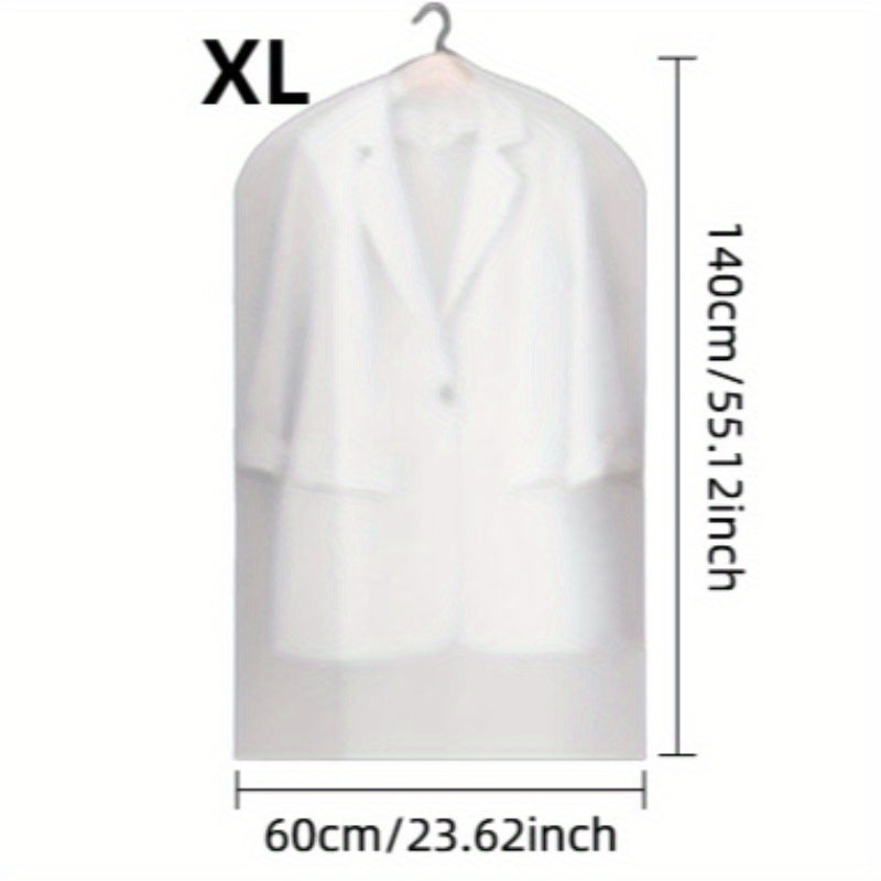 Защитите свои костюмы и платья с помощью этого набора из 5 прозрачных чехлов от пыли. Эти водонепроницаемые сумки на молнии идеально подходят для организации вашей одежды и отлично подходят как для Рождества, так и для Хэллоуина.