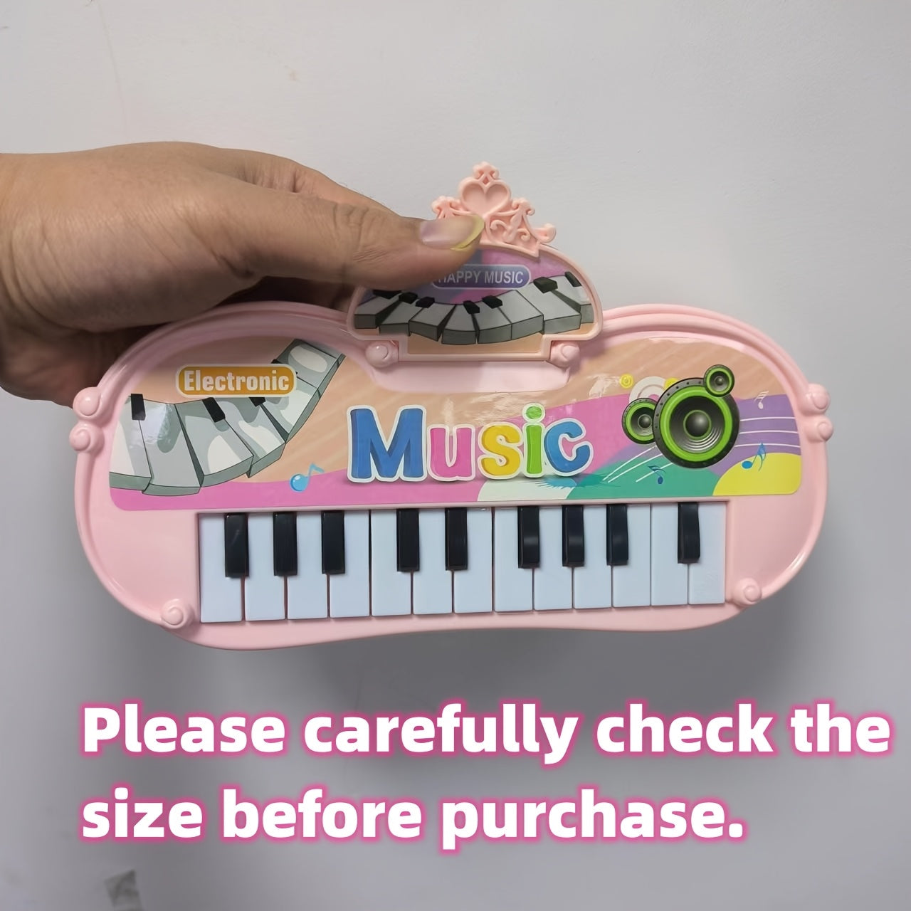 Electronic Keyboard Toy for Kids 13 Keys Educational Musical Instrument in Multiple Colors