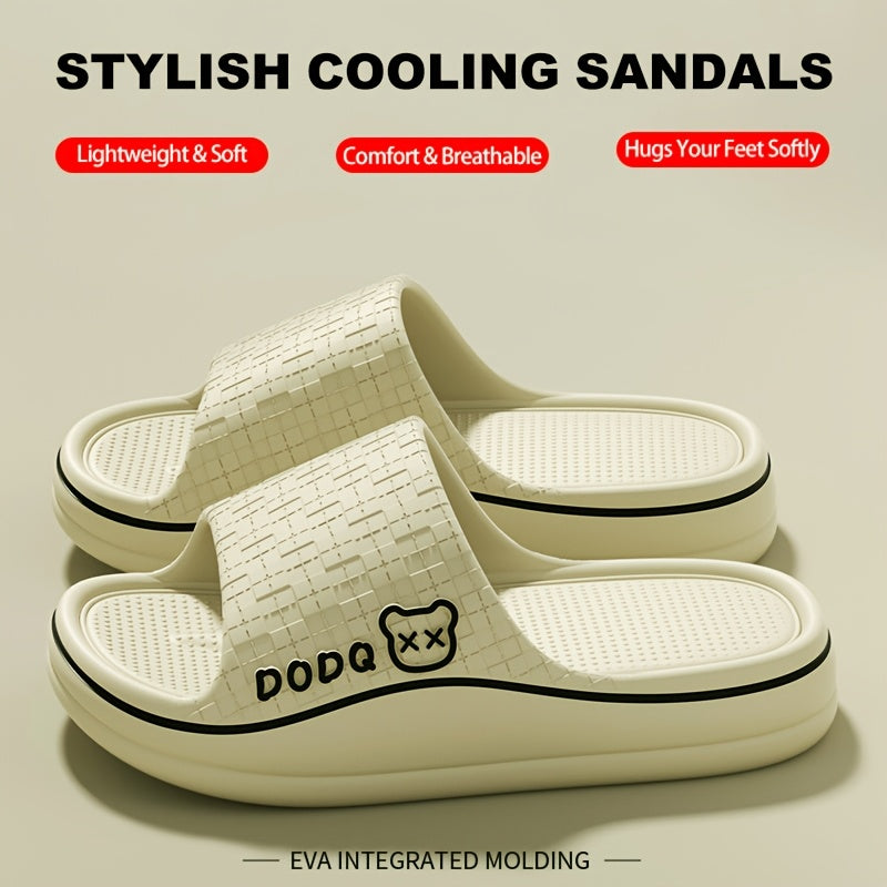 Women's EVA Slide Sandals Open Toe Pink Blue Non-Slip Indoor Outdoor