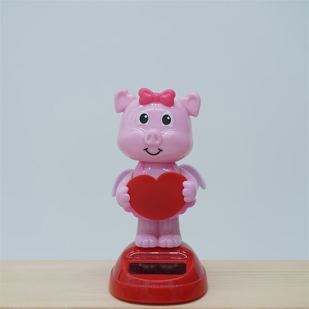 Милое украшение для панели с животным из ABS, кивок головы, автомобильный аксессуар