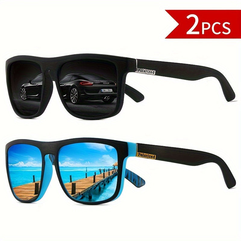 Polarized Mirrored PC Lenses Copper Alloy Frame Sunglasses for Men Women Outdoor Casual