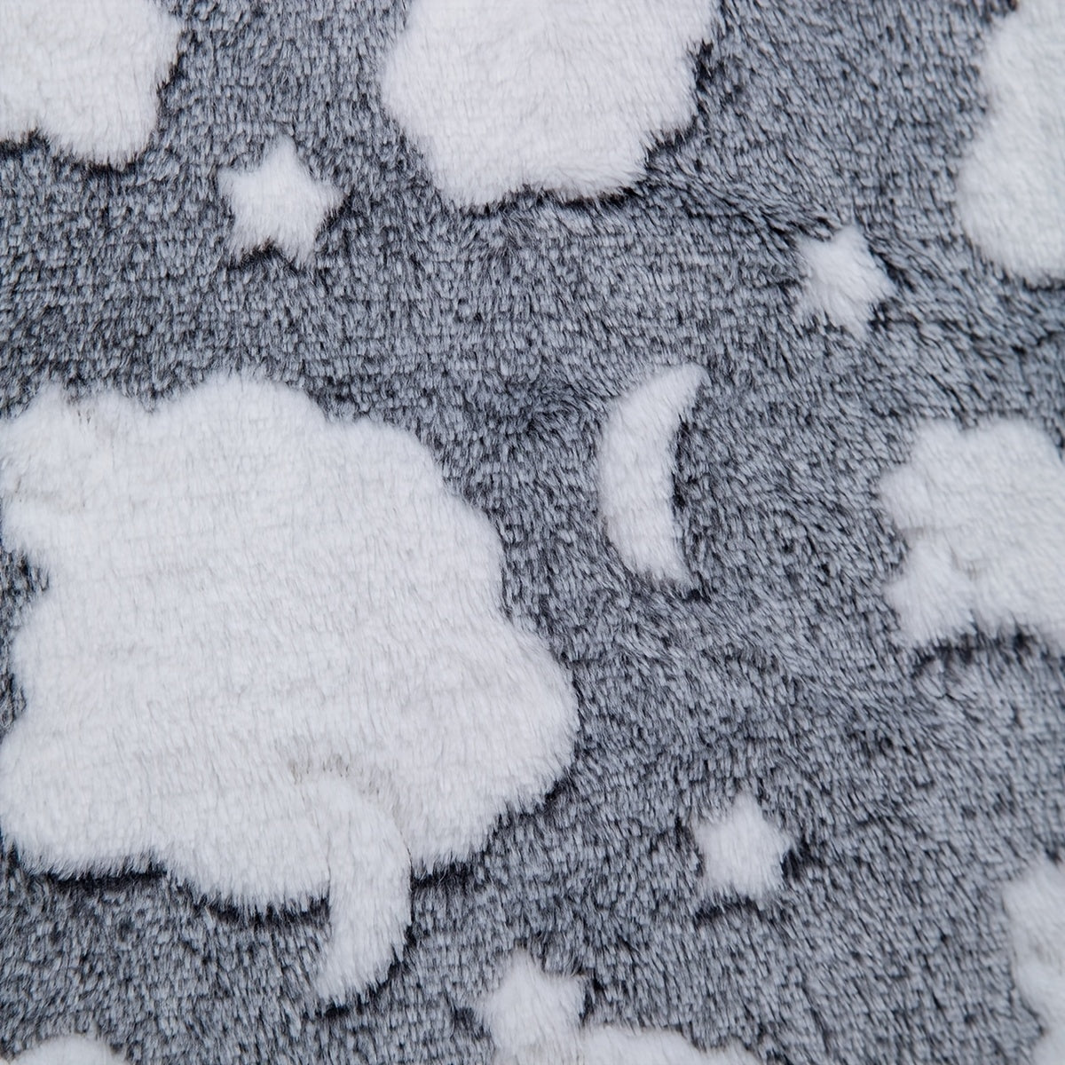 Winter Sleeping Bag Plush Blue Star Design for Kids and Adults