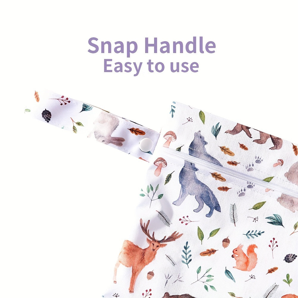 Waterproof Diaper Bag Set for Babies and Toddlers, 2-Piece Gift for Christmas Halloween Thanksgiving