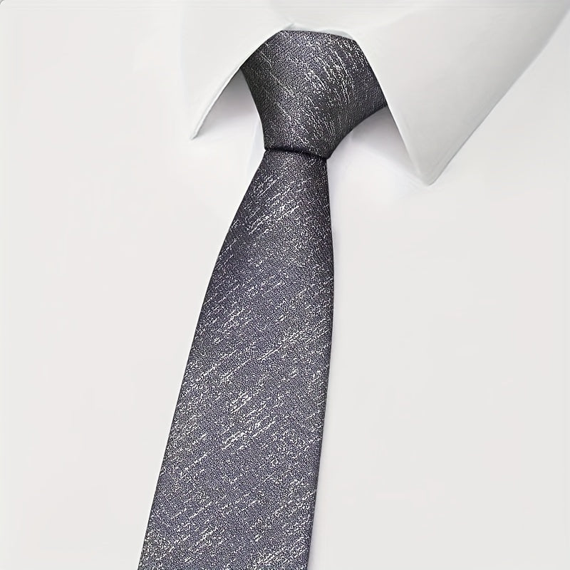 Men's Zipper Tie for Formal Events Wedding Banquet Grooms Best Men