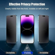 4 Pack Full Coverage Tempered Glass Screen Protectors for iPhone Models