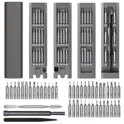 Juego de destornilladores de precisión de 44 piezas, herramienta manual de metal para electrónica y reparación DIY