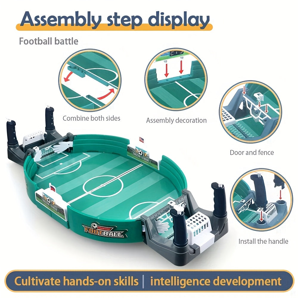 Kids Interactive Tabletop Soccer Game with 5 Balls for Ages 3 and Up