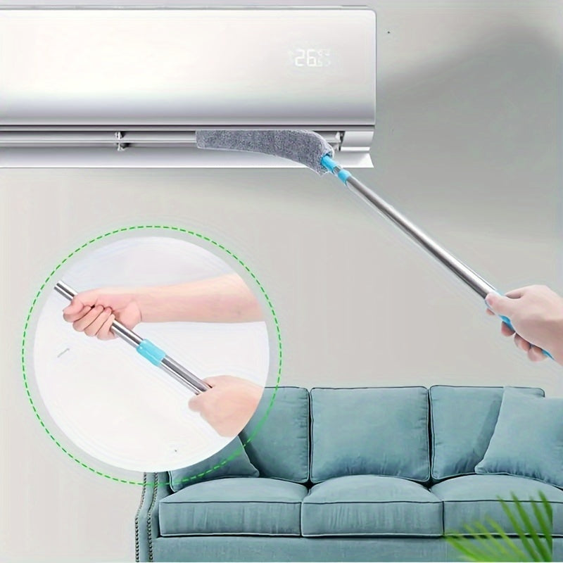 Sturdy Home Cleaning Tool with Retractable Crevice Brush for Sofa and Floor