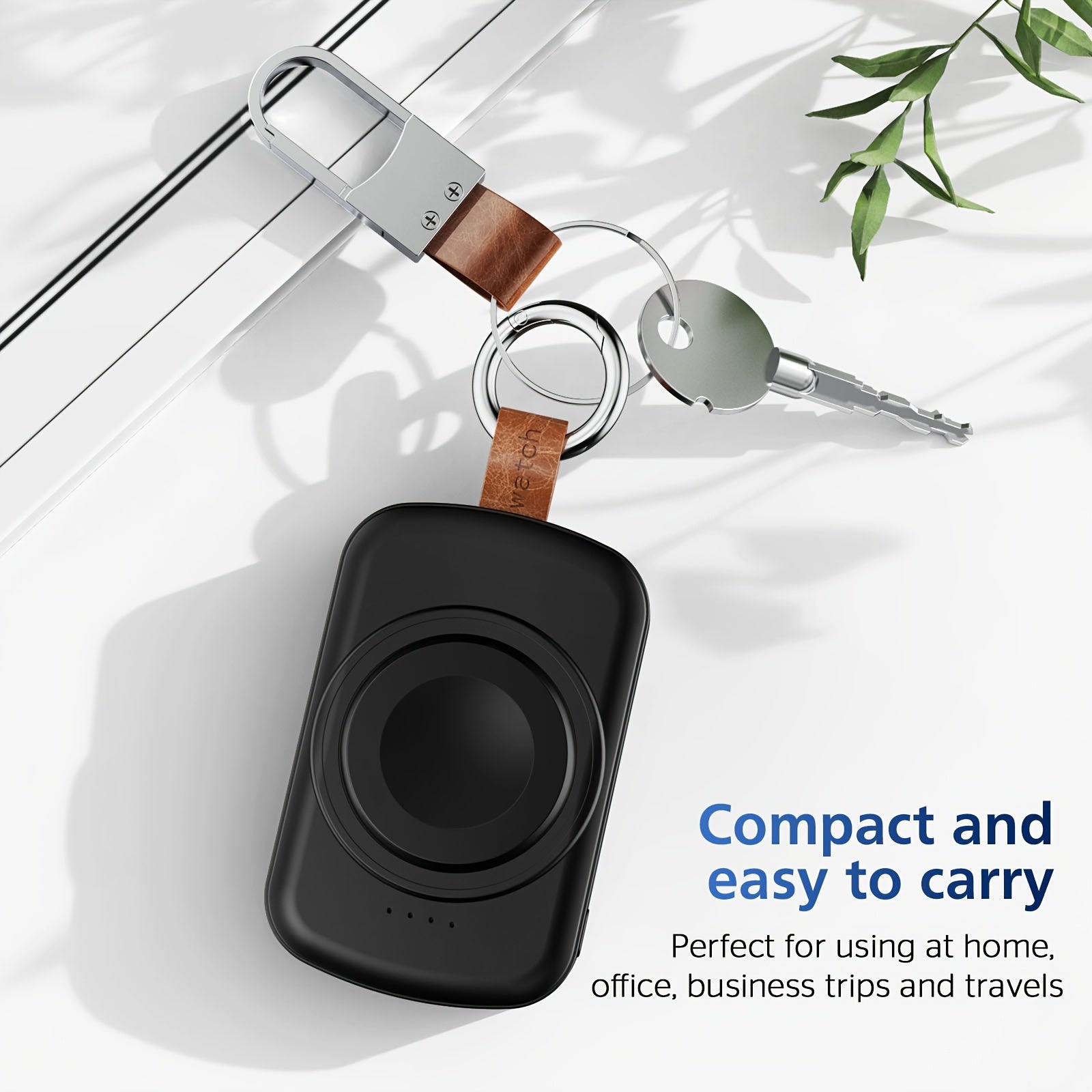 Portable Charger for Apple Watch Series 9/8/7/6/5/4/3/2/SE Magnetic Power Bank 1800mAh Fast Charging