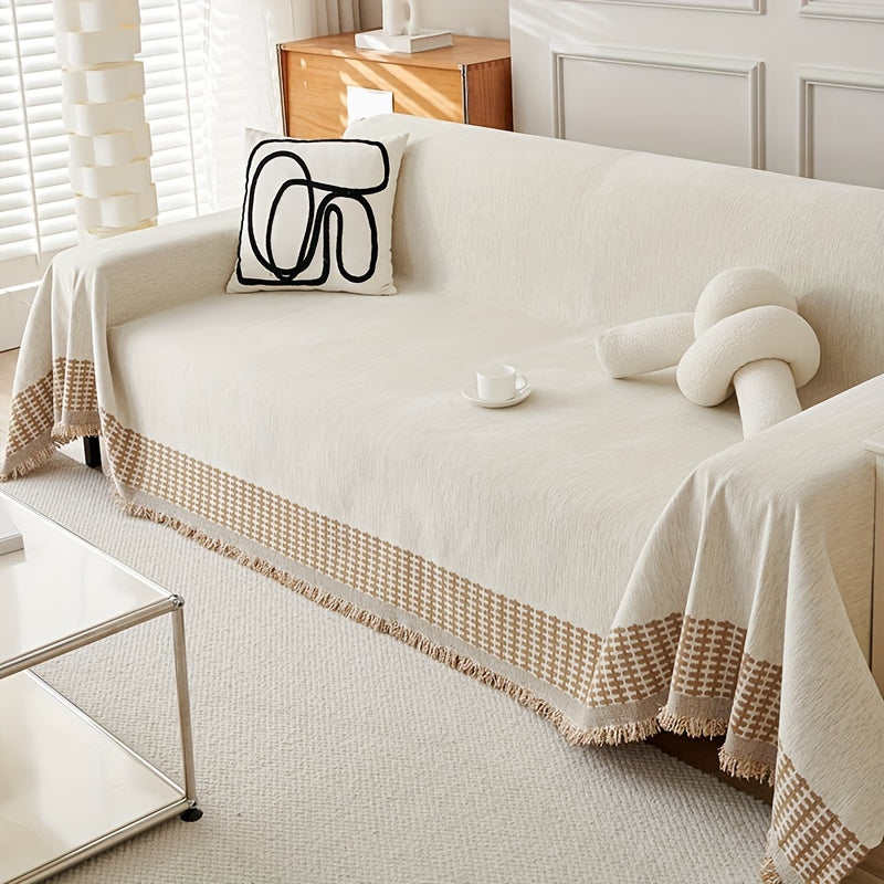 Декоративная накидка на диван для домашних животных, всесезонная, нескользящая, моющаяся в машине, для гостиной, спальни, офиса