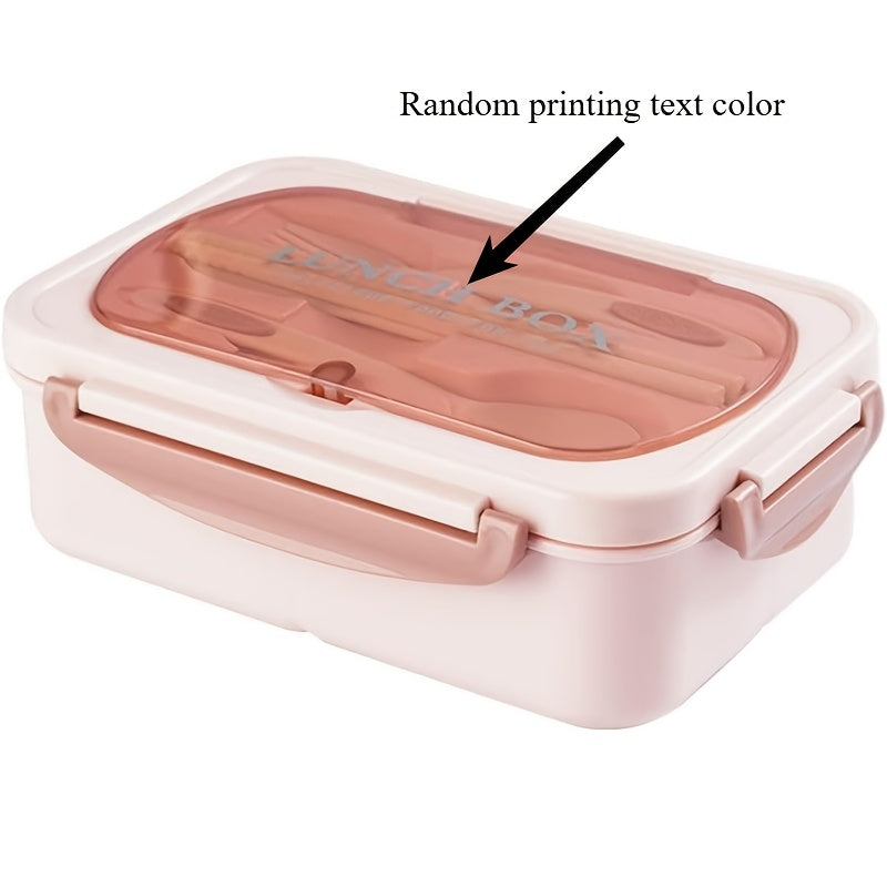 Sayohat uchun portativ tushlik qutisi va idishlar to'plami, oqib ketmaydigan oziq-ovqat saqlash konteyneri, mustahkam PC, ochiq havoda ish uchun piknik