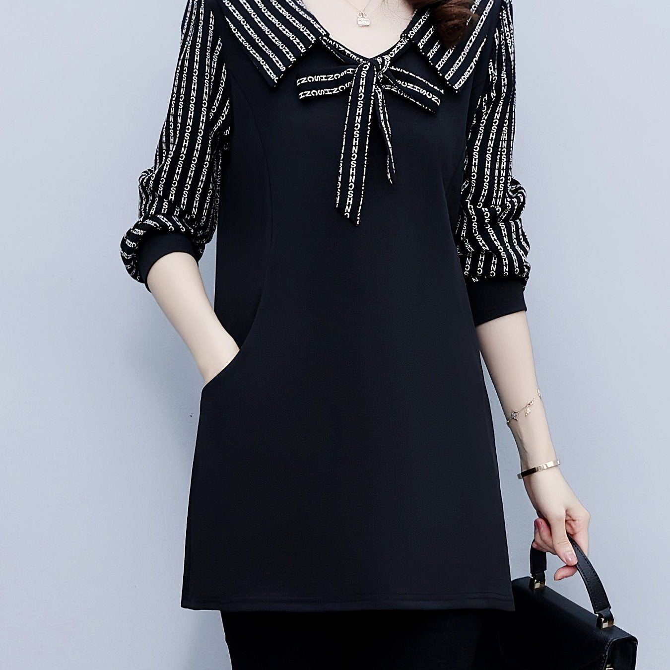 Women's Floral Chiffon Short Sleeve Spring Autumn Western Style Top