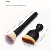 2pcs Microfiber Car Detailing Brush Soft Bristle Interior Vent Dash Cleaner