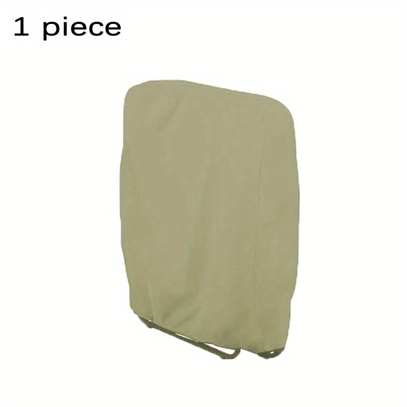Waterproof Outdoor Folding Chair Cover Nylon Black All Weather Patio Garden Furniture Protector