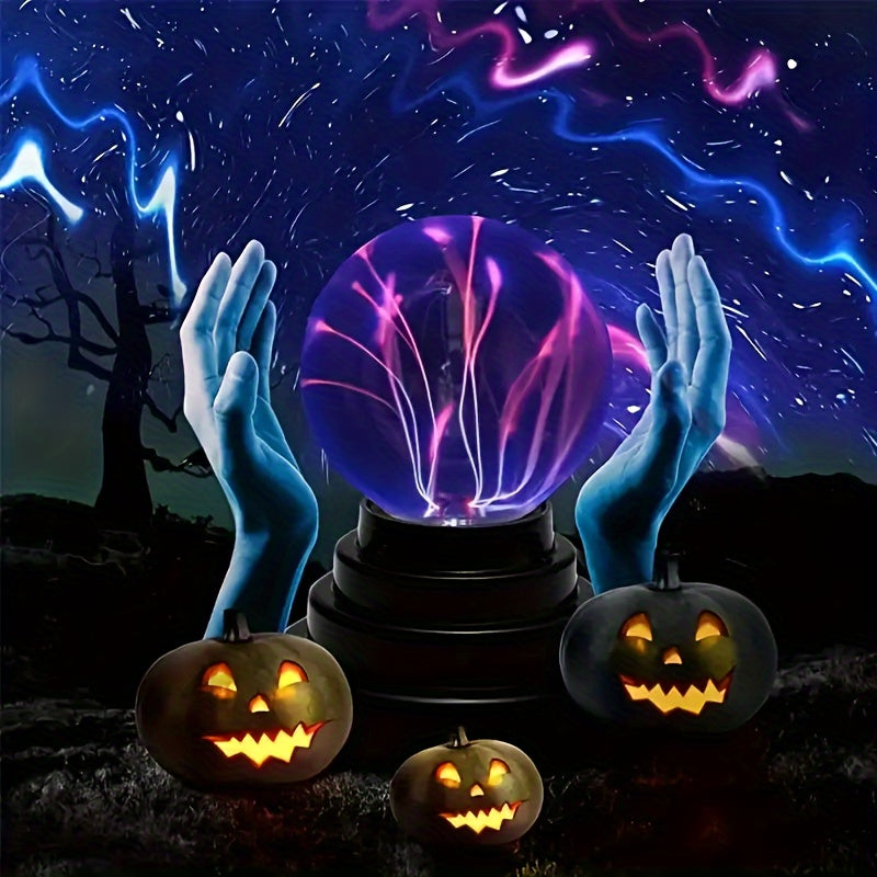 5 dyuym RGB Plasma toshkoni yorug'lik, teginish bilan boshqariladigan ko'p rangli kayfiyat yoritgichi, USB bilan quvvatlanadigan shisha lampa, bezak uchun