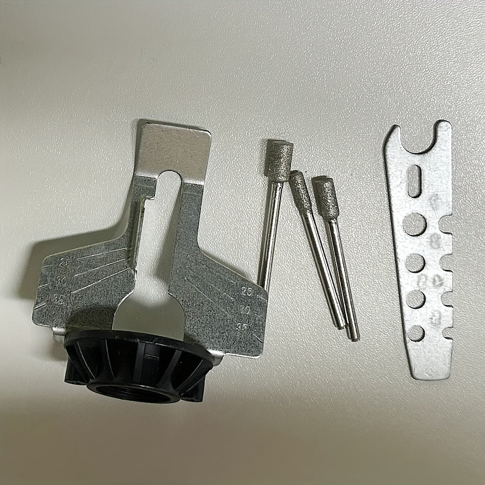 Chainsaw Sharpening Kit Electric Grinder with Polishing Attachments for Chainsaw Blades