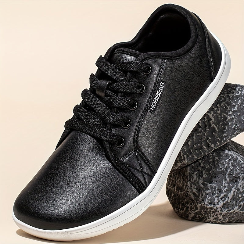 Minimalist Barefoot Sneakers for Men and Women with Wear-Resistant Rubber Sole and Breathable Microfiber Upper