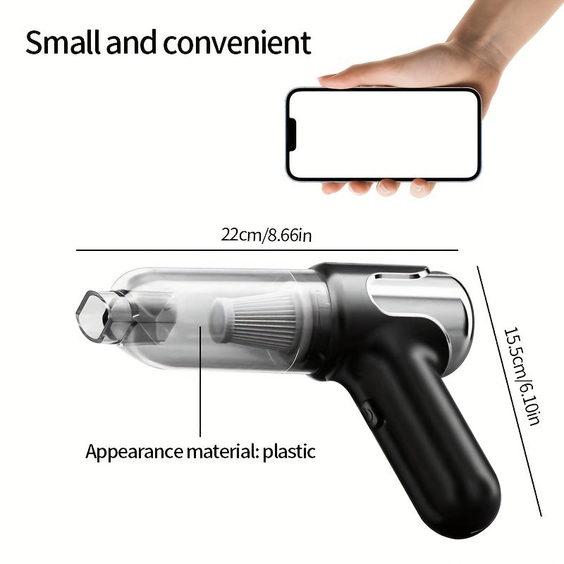Handheld Wireless High-Power Vacuum Cleaner for Car and Home Cleaning
