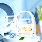 Portable USB Neck Fan with 360° Rotation, Long Battery Life, Silent Design
